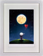 Moongazing Framed Signed Limited Edition Print on Paper by Artist Doug Hyde