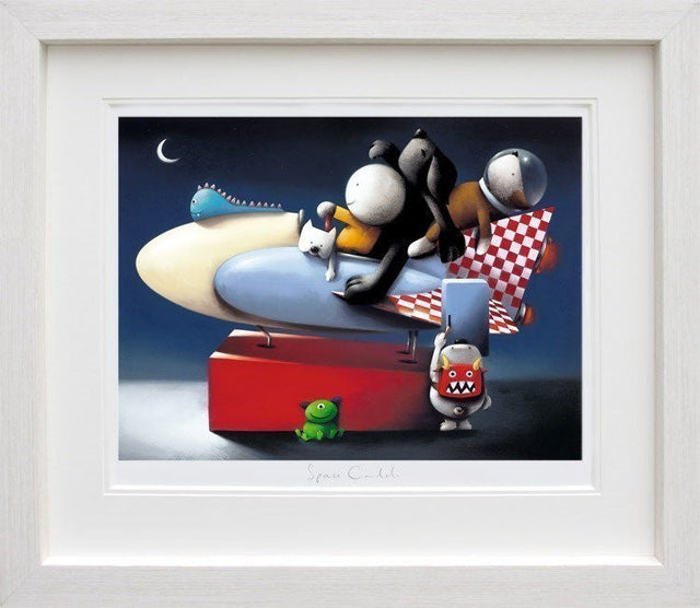 Space Cadets Framed Limited Edition Print on Paper by Artist Doug Hyde