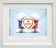 Together in Love Framed Print by Artist Doug Hyde