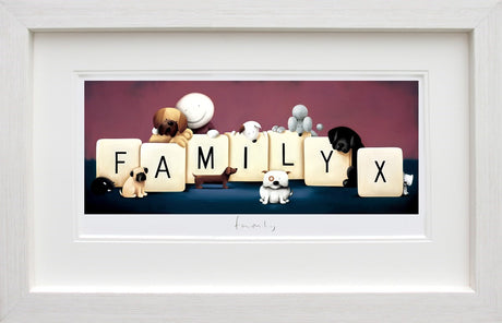 Family Framed Print by Artist Doug Hyde