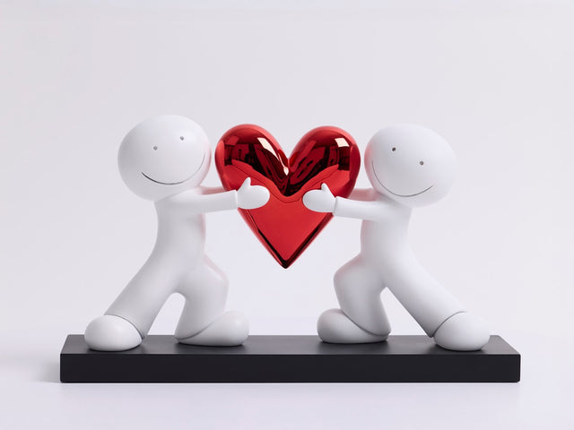 Heart to Heart Signed Limited Edition Porcelain Sculpture by Artist Doug Hyde