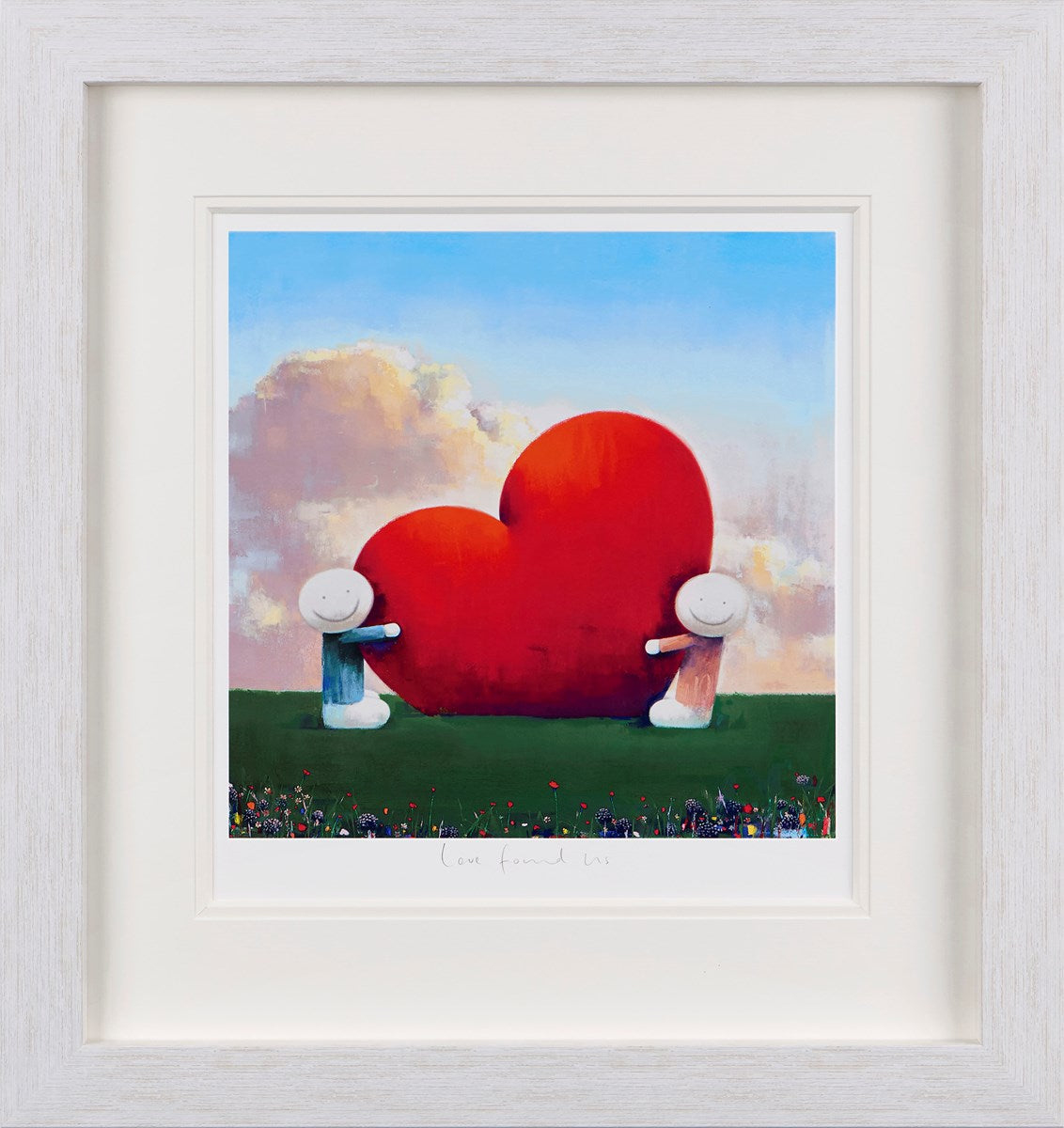 Love Found Us Framed Signed Limited Edition Print on Paper by Artist Doug Hyde